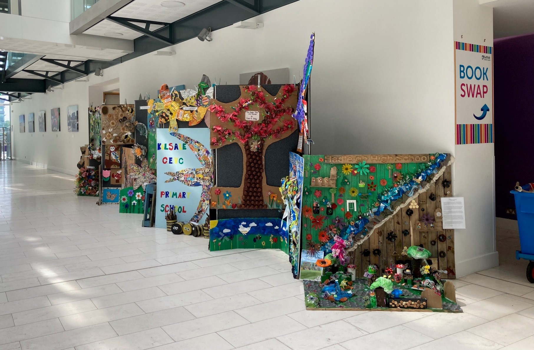 Schools art work on display at Endeavour House 