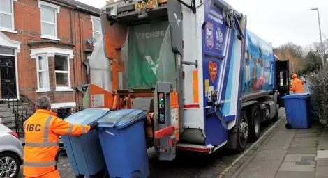 Ipswich bin lorry