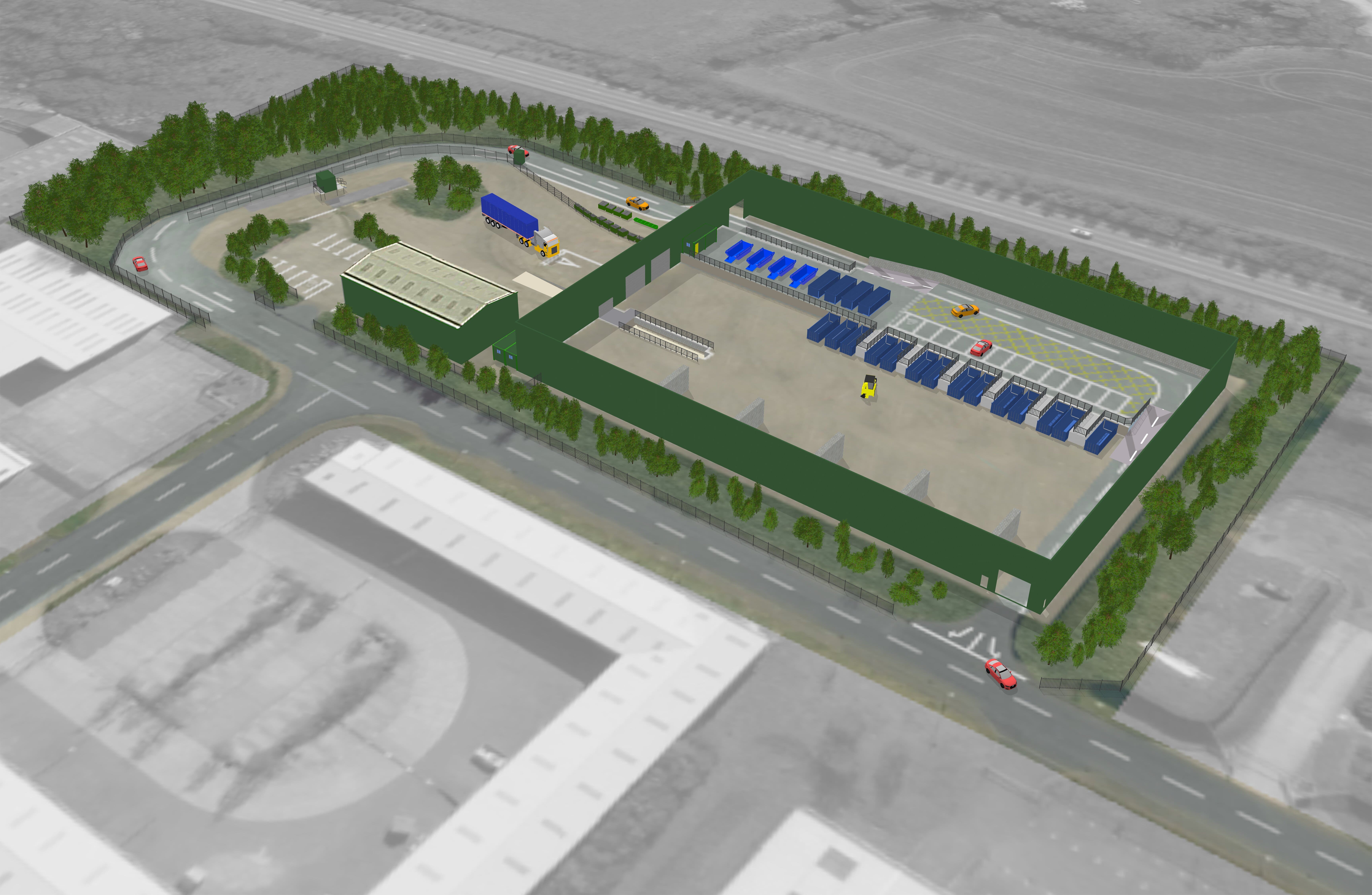 Haverhill Recycling centre redevelopment Suffolk Recycling