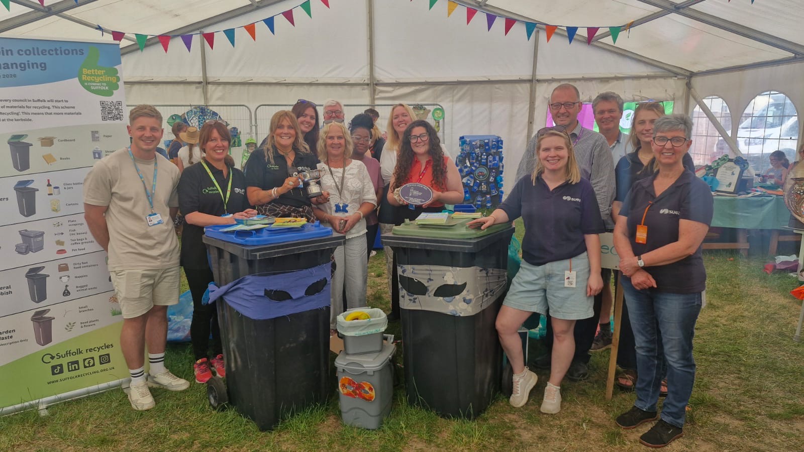 Suffolk Waste Partnership team at the 2026 Suffolk Show