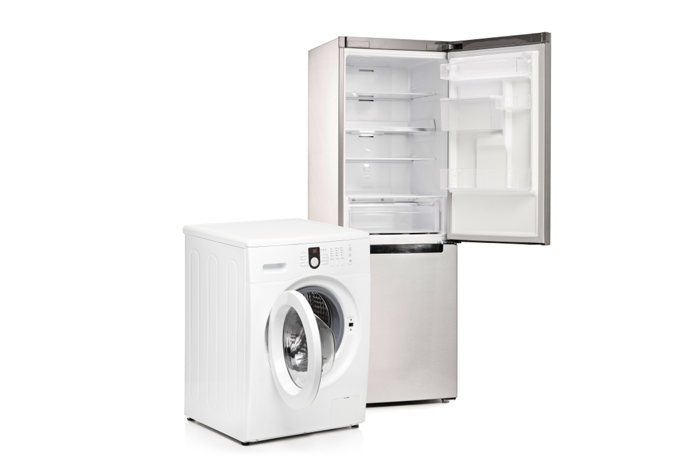 Washing machine and fridge